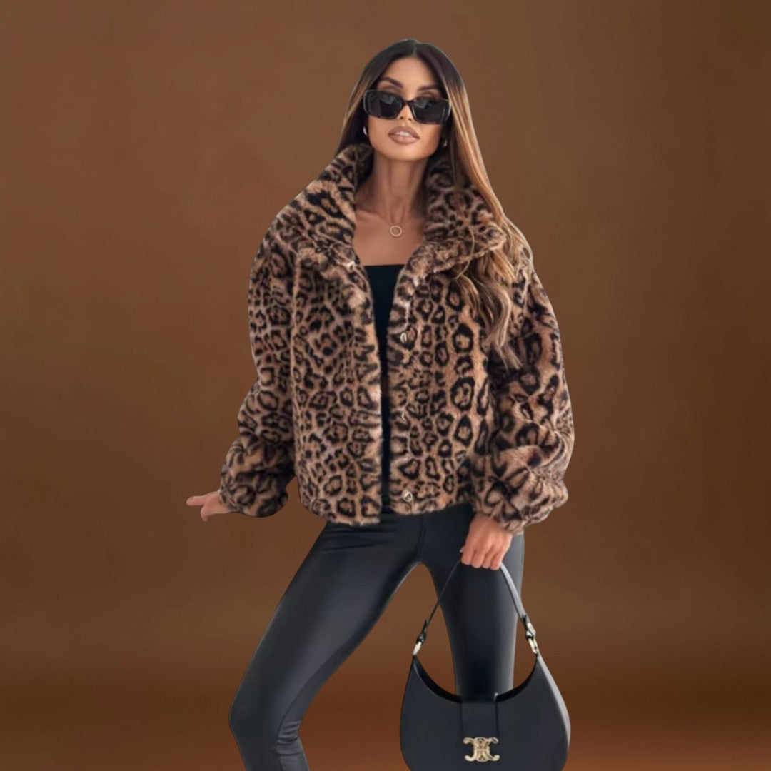 Malina - Leopárd Kabát