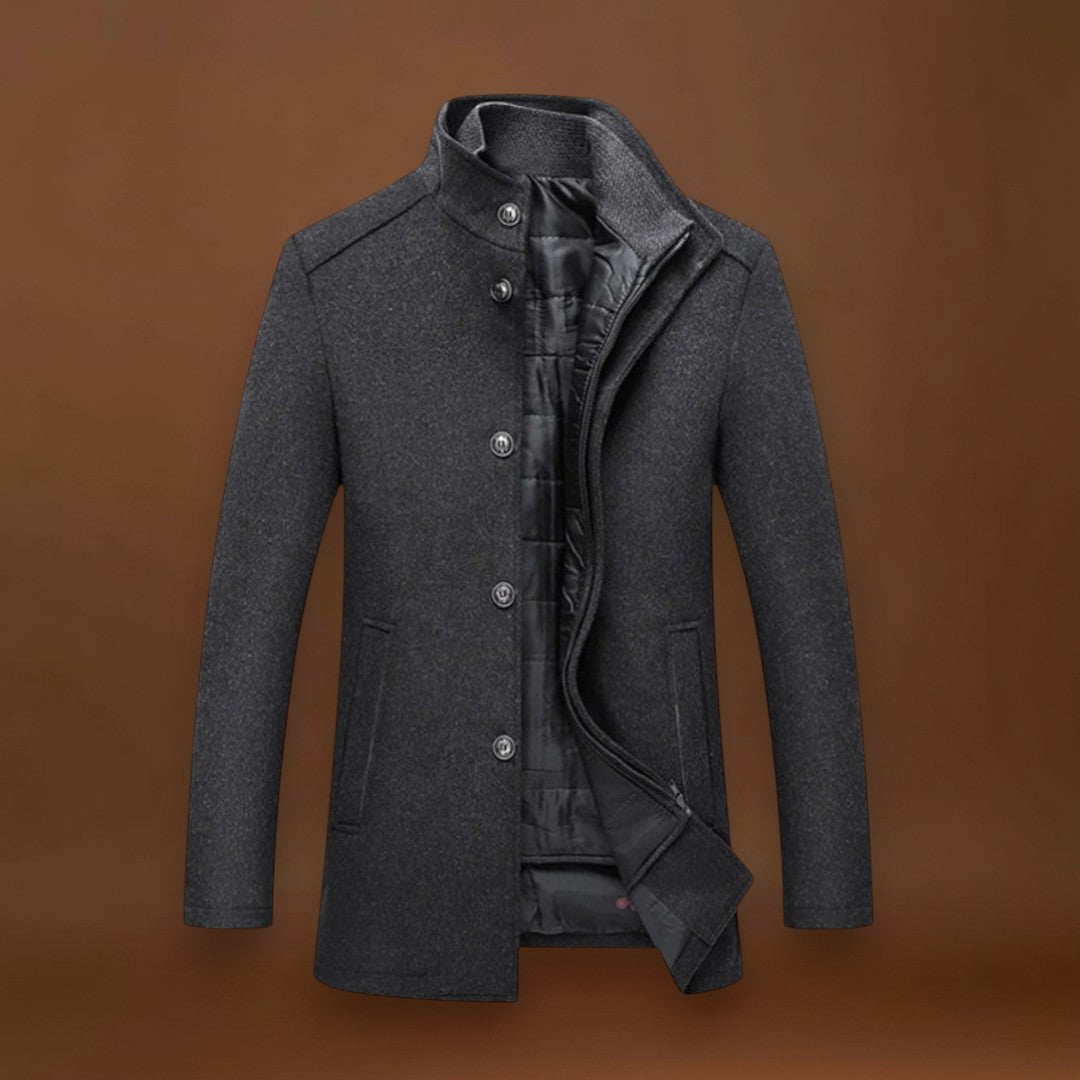 Köves - Télikabát Gyapjúból Gombokkal