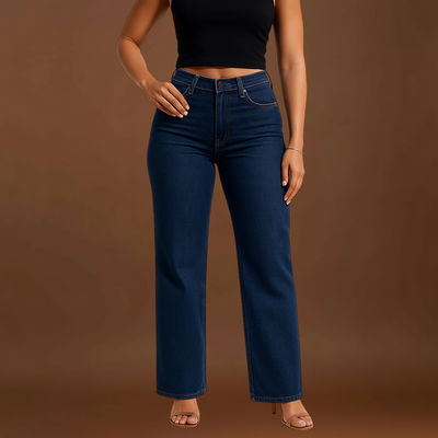 Abigél - Közepes derekú rugalmas farmernadrág