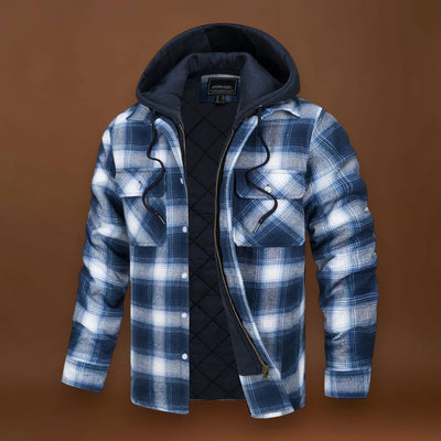 Kádár - Kockás Kabát Cipzárral