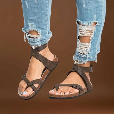 Hessa – Bőr Szandálok