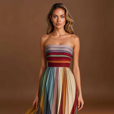 Edit - Ujjatlan színes ruha