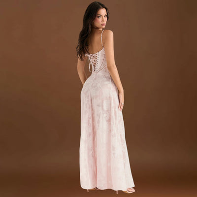 Karolina - Elegáns hosszú ruha esküvőkre és rendezvényekre