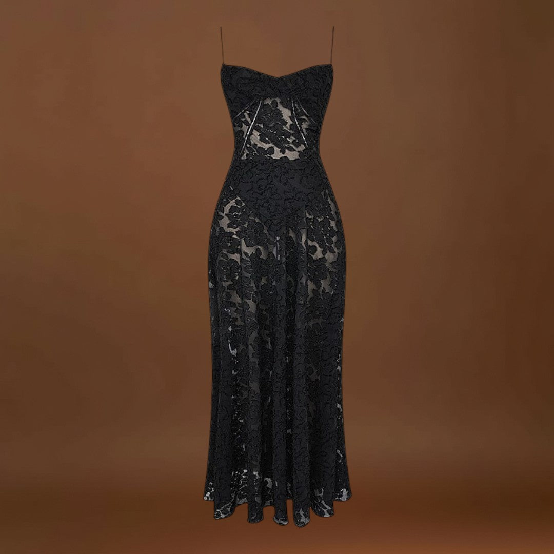 Karolina - Elegáns hosszú ruha esküvőkre és rendezvényekre