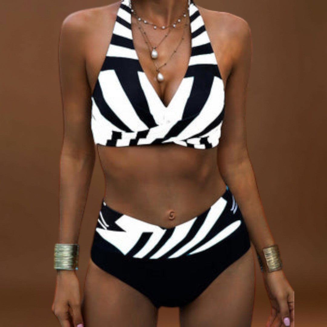 Clara - Csíkos, két részes fürdőruha