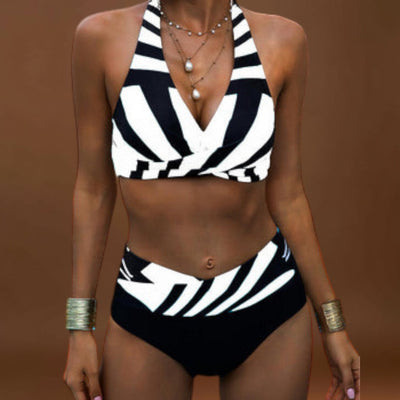 Clara - Csíkos, két részes fürdőruha