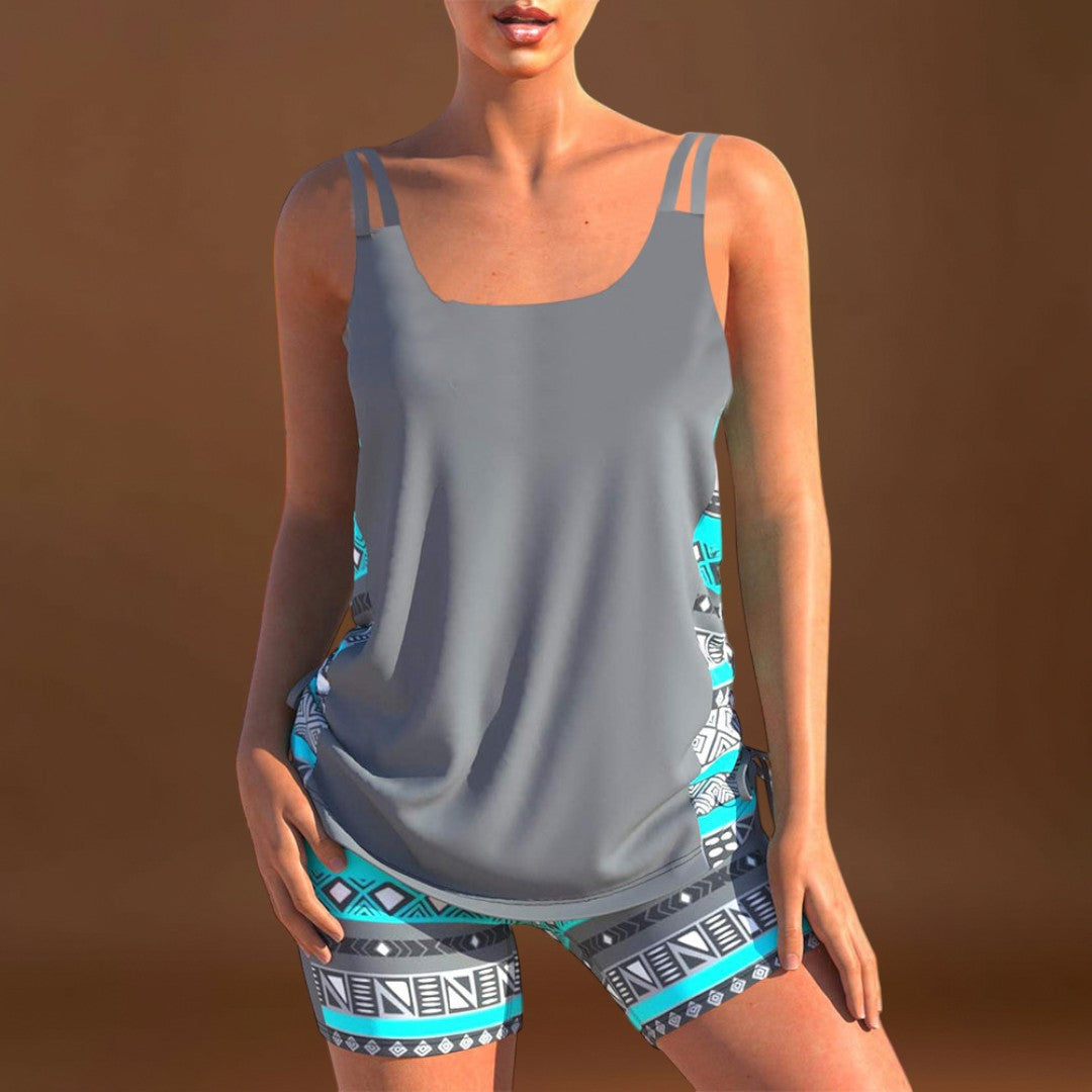 Petra - Geometrikus mintás tankini