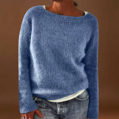 Arzéla – egyszínű kötött pulóver