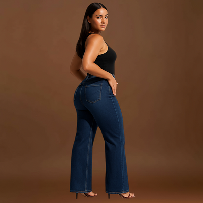 Abigél - Közepes derekú rugalmas farmernadrág