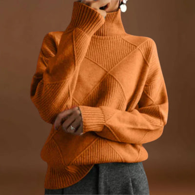 Baranka - Magas nyakú, kényelmes pulóver