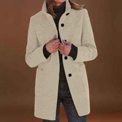 Kornélia  - Klasszikus gyapjúkeverék kabát