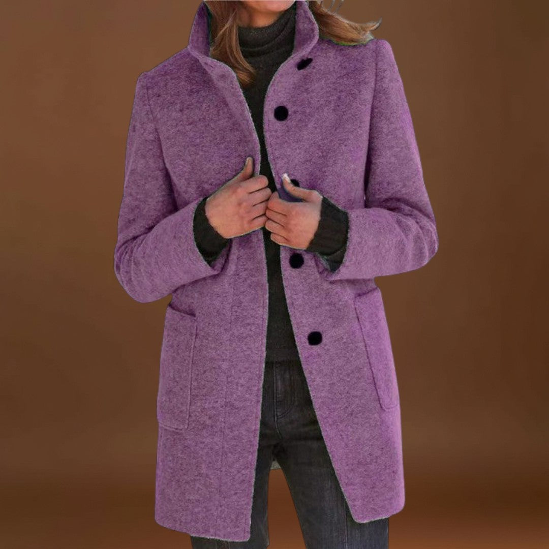 Kornélia  - Klasszikus gyapjúkeverék kabát