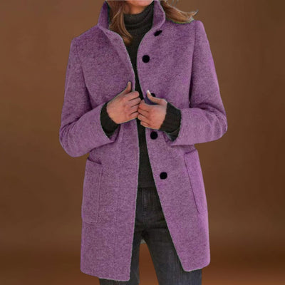 Kornélia  - Klasszikus gyapjúkeverék kabát