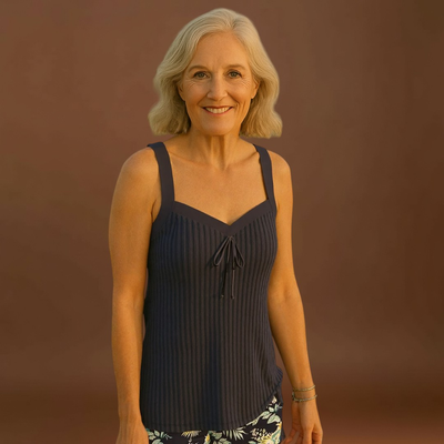 Kinga - Csíkos fürdőruha szett