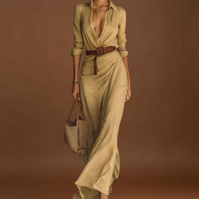 Rozi - Hosszú ujjú maxi ruha