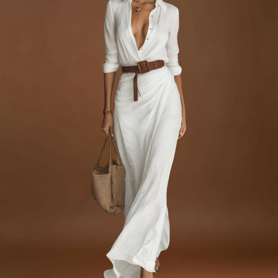 Rozi - Hosszú ujjú maxi ruha