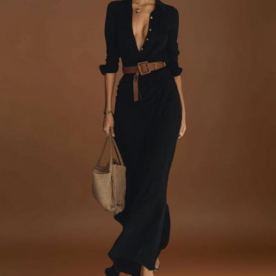 Rozi - Hosszú ujjú maxi ruha