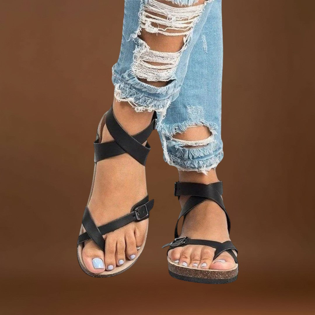 Hessa – Bőr Szandálok