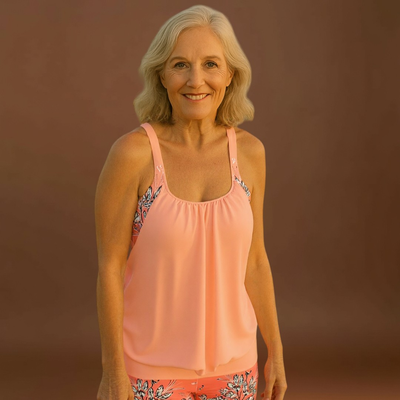 Mira - Klasszikus tankini virágmintával