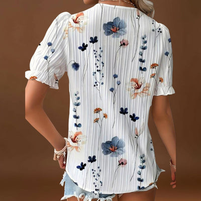 Letti - Elegáns blúz hegyes dekoltázzsal