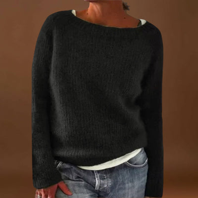 Arzéla – egyszínű kötött pulóver