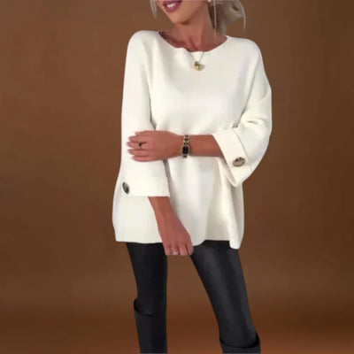 Áronka - Elegáns Kötött Blúz