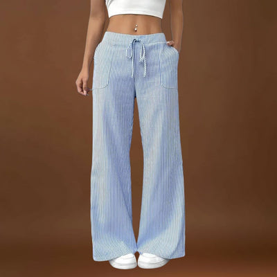 Emina - Elegáns részletekkel rendelkező kényelmes, bő nadrág