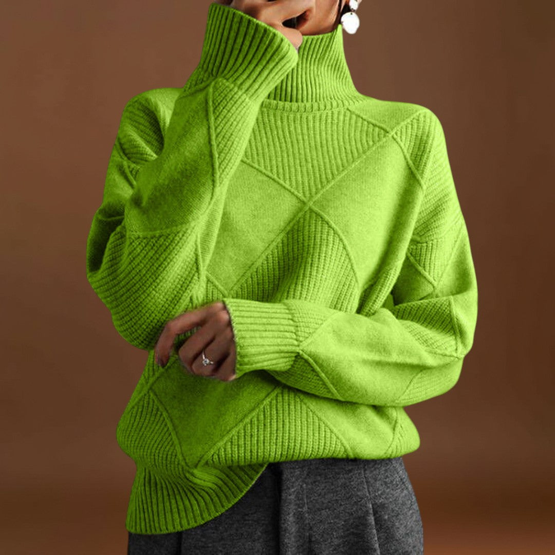 Ilza - Magas Galléros Pulóver