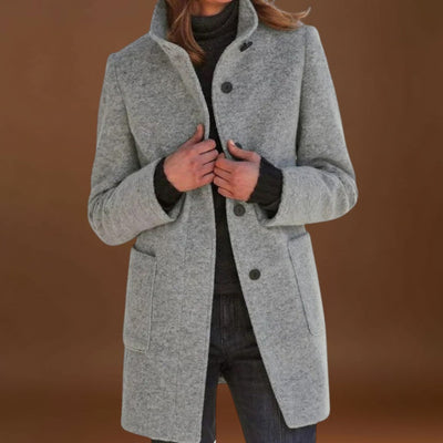 Kornélia  - Klasszikus gyapjúkeverék kabát