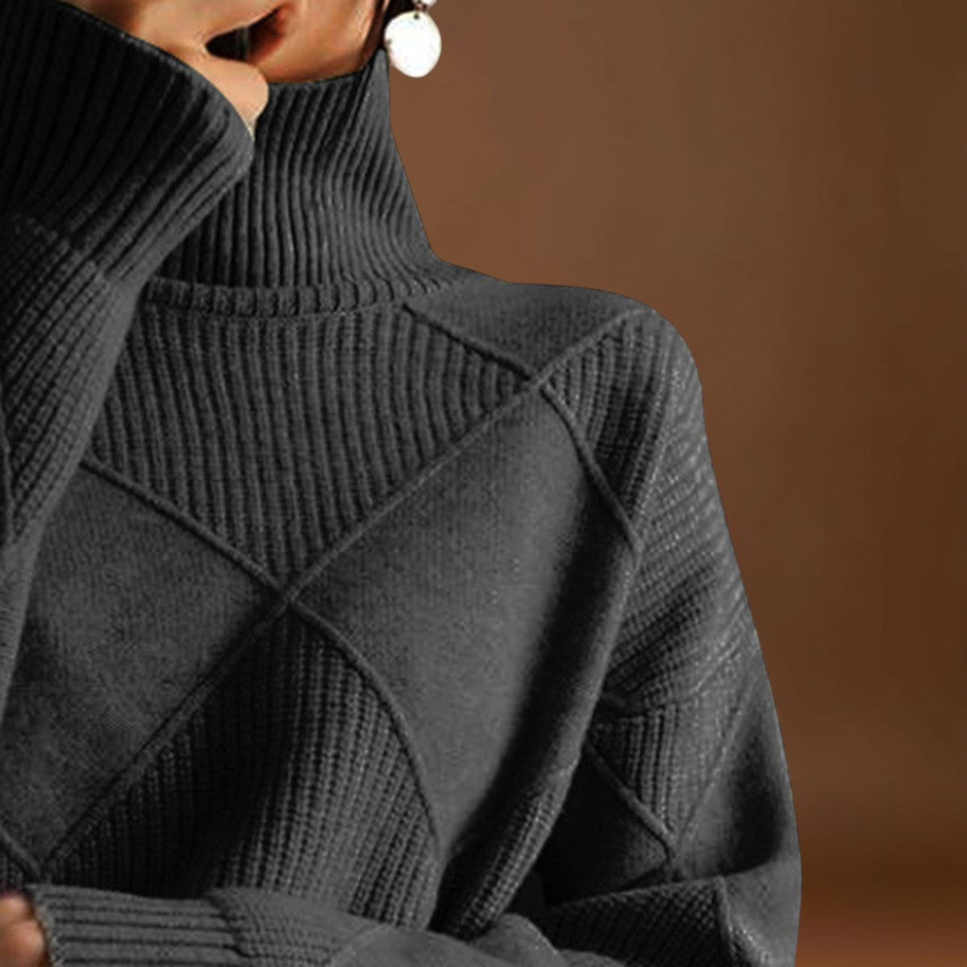 Ilza - Magas Galléros Pulóver