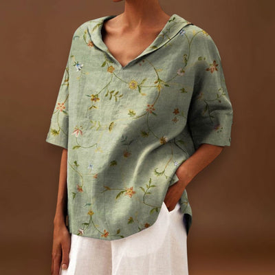 Izabellka - Elegáns Vászon Top