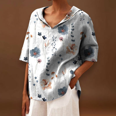 Izabellka - Elegáns Vászon Top