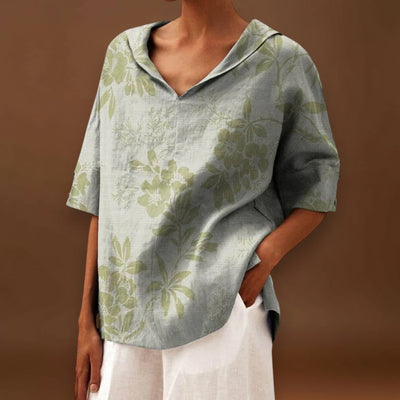 Izabellka - Elegáns Vászon Top