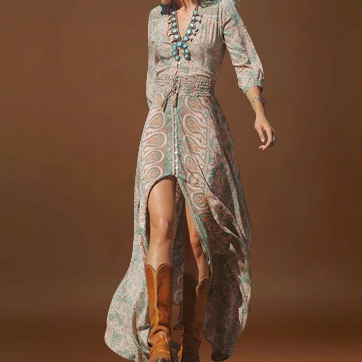 Gizella - Boho Maxi Ruha