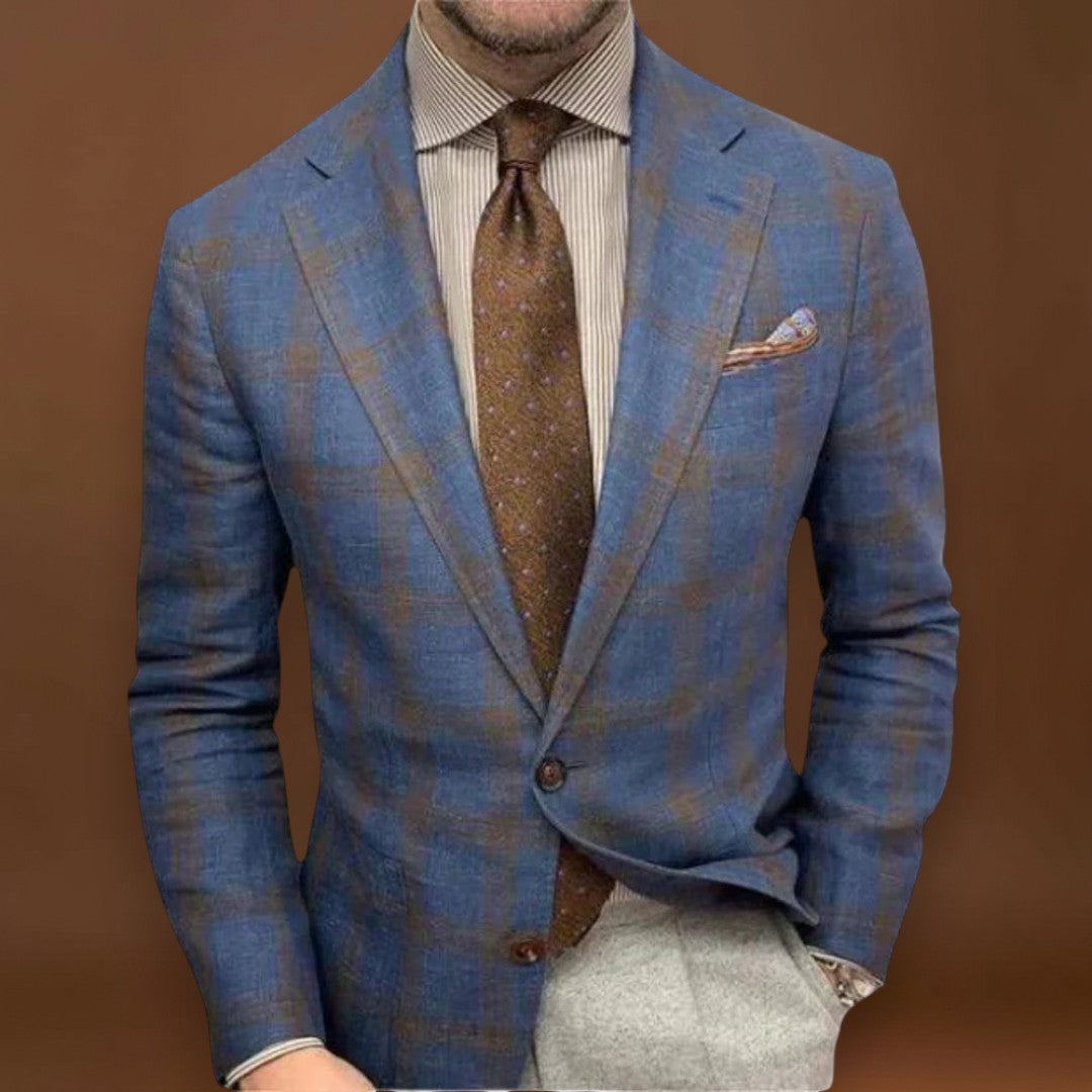 Enrik - Szövetek keveréke, Slim Fit, elöl záródó és könnyű mozgás