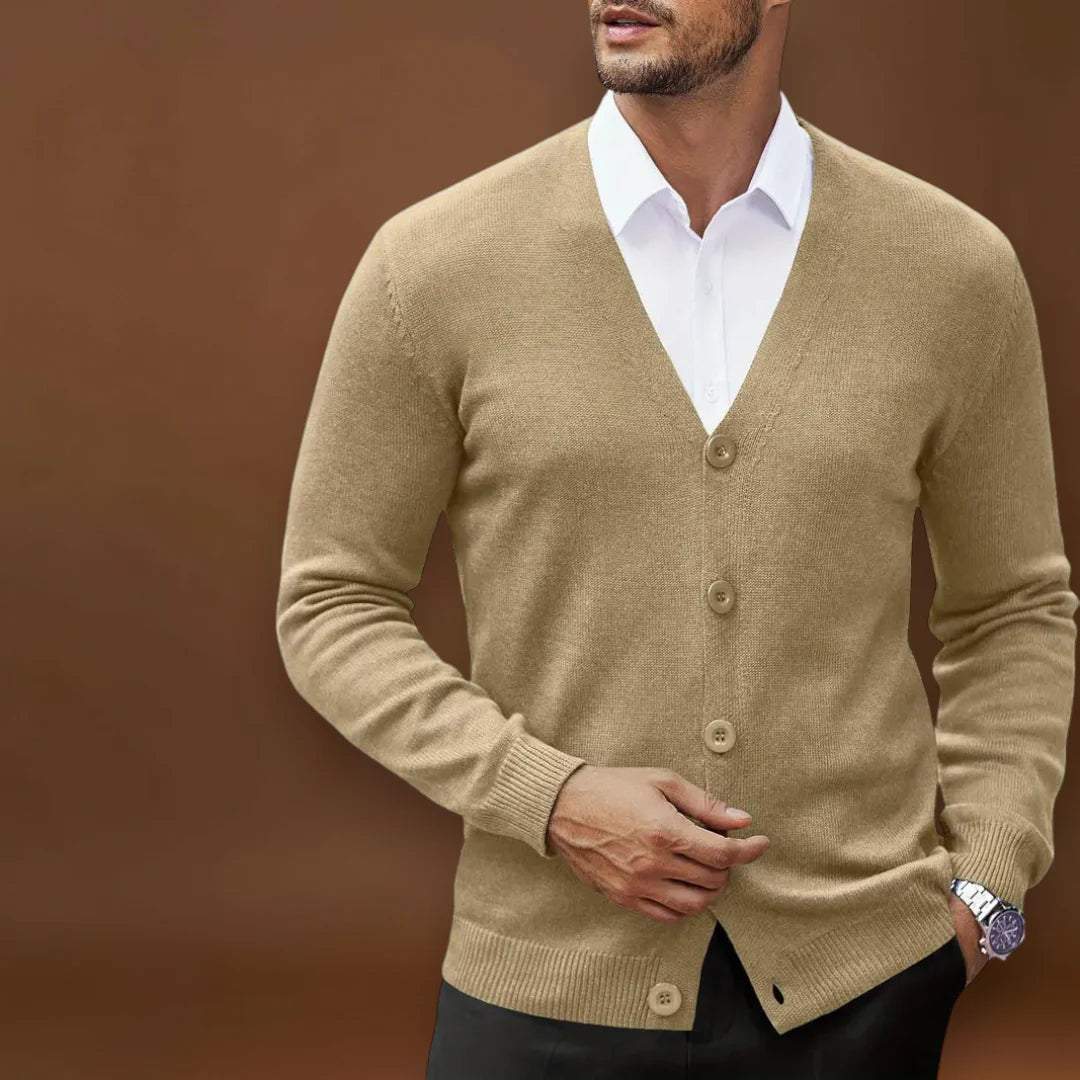 Vilmos - Nyitott Elülső Kardigán Poliészter Keverék