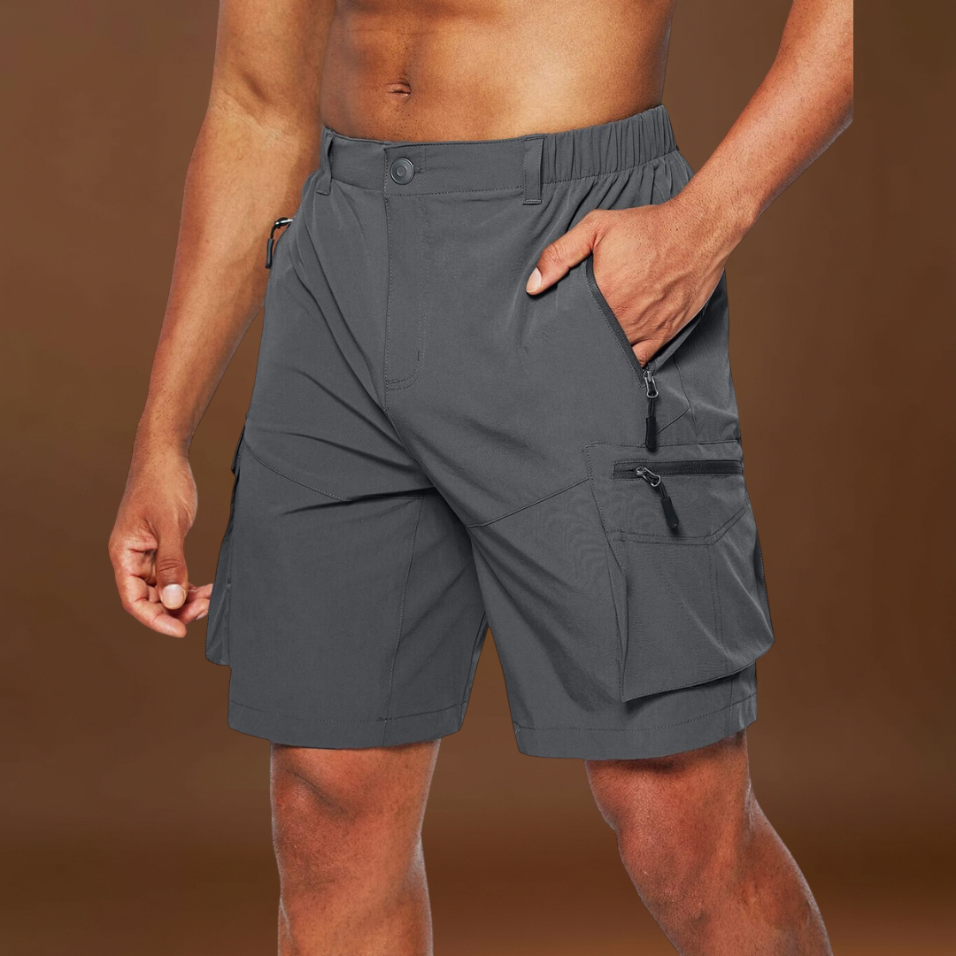 Cargo Nadrág - Poliészter keverék, több zsebbel és szabad mozgással