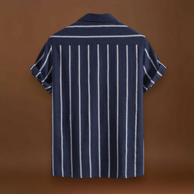 Casual Szett - Poliészter keverék ing és gyorsan száradó rövidnadrág