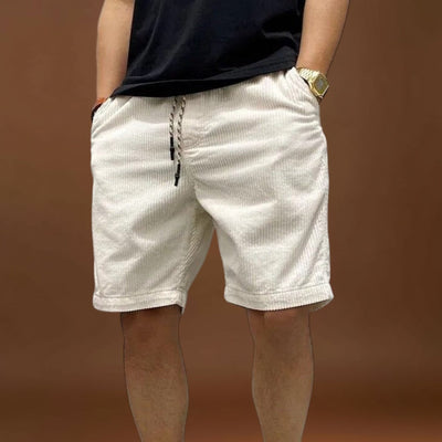 Kordbársony Rövidnadrág - Közepes Derék és Biztonságos Zsebek