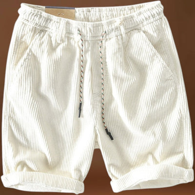 Kordbársony Rövidnadrág - Közepes Derék és Biztonságos Zsebek