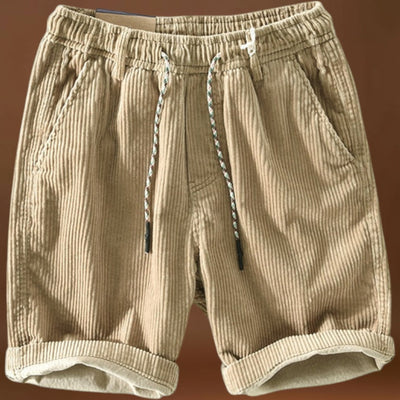 Kordbársony Rövidnadrág - Közepes Derék és Biztonságos Zsebek