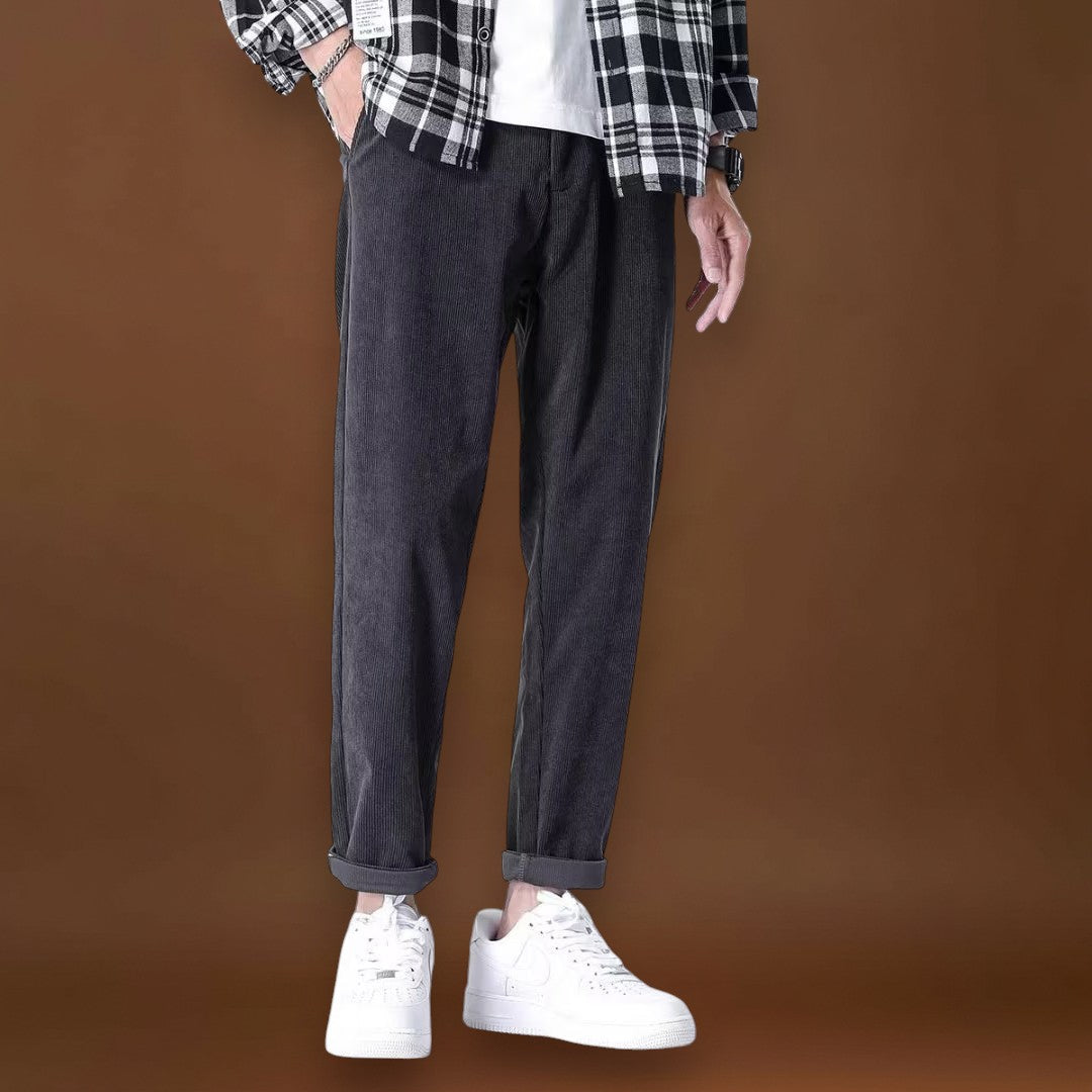 Elvin - Fekete bársony nadrág