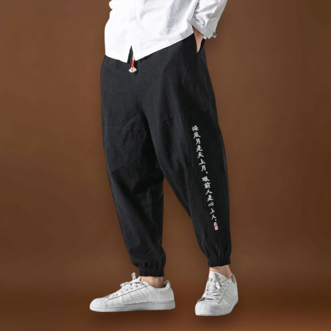 Dori - Szürke és kényelmes japán nadrágok