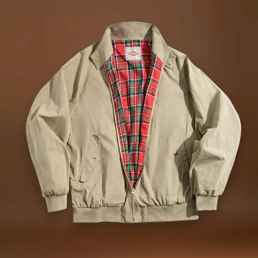 Zsolt – Könnyű Anyag Kerek Gallérral és Cipzárral