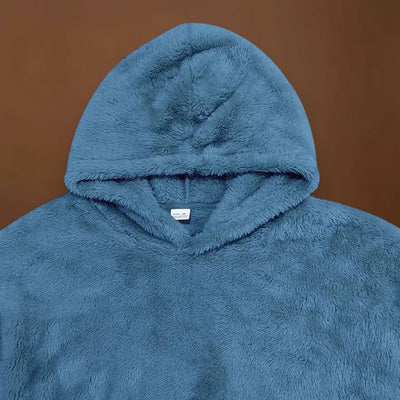 Ádori- Fleece keverék kapucnival és meleg zsebbel