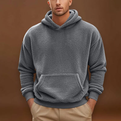 Dezső - Fleec keverék, beépített kapucnival és meleg zsebbel