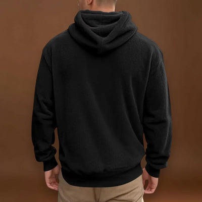 Ádori- Fleece keverék kapucnival és meleg zsebbel