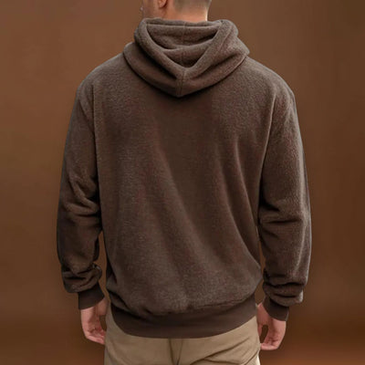 Dezső - Fleec keverék, beépített kapucnival és meleg zsebbel