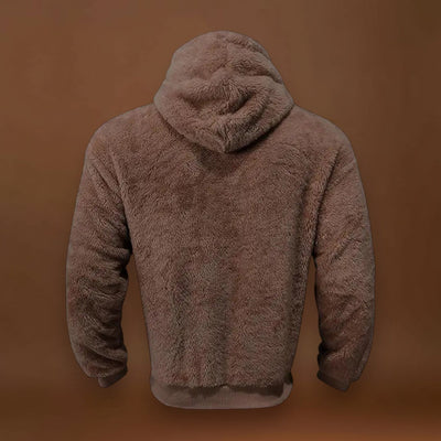 Dezső - Fleec keverék, beépített kapucnival és meleg zsebbel