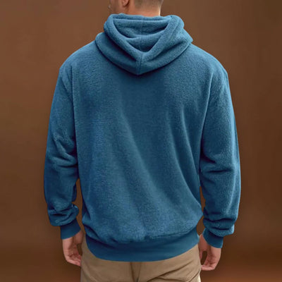 Dezső - Fleec keverék, beépített kapucnival és meleg zsebbel